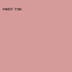 D69A9A - Parrot Pink color image preview