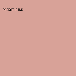D8A298 - Parrot Pink color image preview