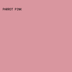 D9969F - Parrot Pink color image preview