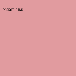 E19B9F - Parrot Pink color image preview
