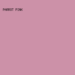 cc91a8 - Parrot Pink color image preview