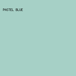 A6D0C6 - Pastel Blue color image preview