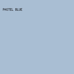 A9BED2 - Pastel Blue color image preview