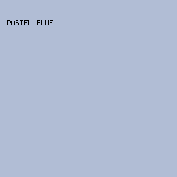 B1BDD5 - Pastel Blue color image preview