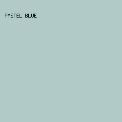 B1CAC7 - Pastel Blue color image preview