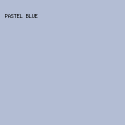 B3BDD4 - Pastel Blue color image preview