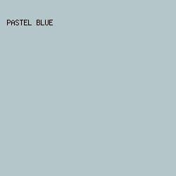 B5C6CB - Pastel Blue color image preview