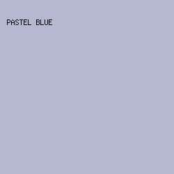 B6B7D1 - Pastel Blue color image preview
