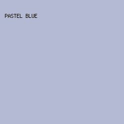b4bad4 - Pastel Blue color image preview