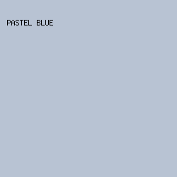 b8c3d3 - Pastel Blue color image preview