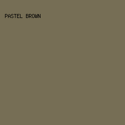 766e55 - Pastel Brown color image preview