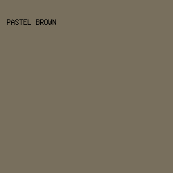 786F5D - Pastel Brown color image preview