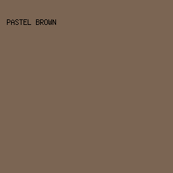 7b6553 - Pastel Brown color image preview