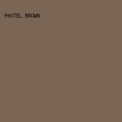 7b6555 - Pastel Brown color image preview