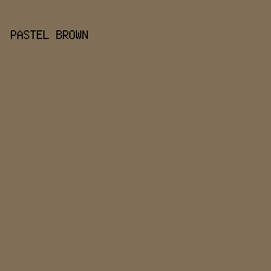 806e57 - Pastel Brown color image preview