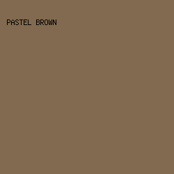 816a4f - Pastel Brown color image preview