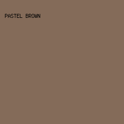 846b59 - Pastel Brown color image preview