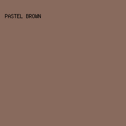 886a5d - Pastel Brown color image preview