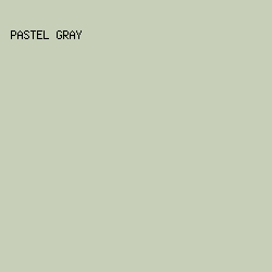 C7CFB9 - Pastel Gray color image preview