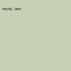 C7D0B5 - Pastel Gray color image preview
