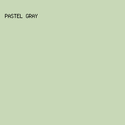 C8D8B7 - Pastel Gray color image preview