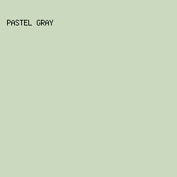 CBD9BF - Pastel Gray color image preview