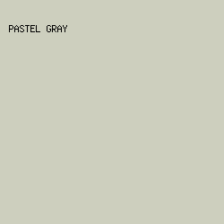 CDCFBE - Pastel Gray color image preview