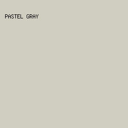 CFCEC1 - Pastel Gray color image preview