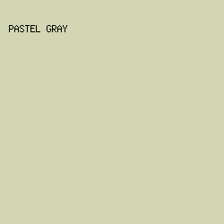 D2D6B2 - Pastel Gray color image preview