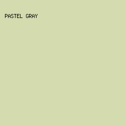 D3DBAF - Pastel Gray color image preview