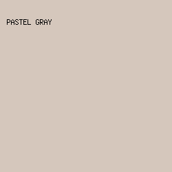 D5C7BC - Pastel Gray color image preview