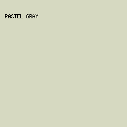 D6D9C1 - Pastel Gray color image preview