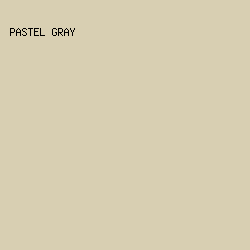 D8CFB2 - Pastel Gray color image preview