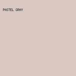 D9C8C1 - Pastel Gray color image preview