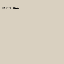 D9D0C0 - Pastel Gray color image preview