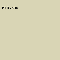 D9D5B5 - Pastel Gray color image preview