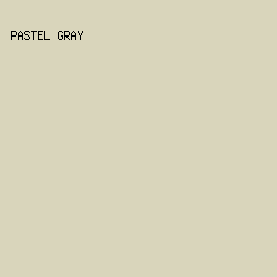 D9D5BB - Pastel Gray color image preview