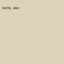 DDD1BA - Pastel Gray color image preview