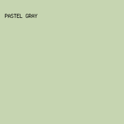 c6d5b1 - Pastel Gray color image preview