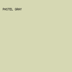 d6d8b3 - Pastel Gray color image preview