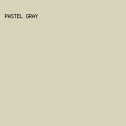 d8d4b9 - Pastel Gray color image preview