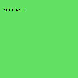 61e064 - Pastel Green color image preview