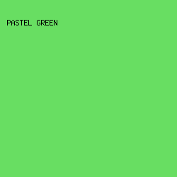 68DE62 - Pastel Green color image preview