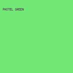73E977 - Pastel Green color image preview