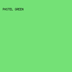 74E176 - Pastel Green color image preview