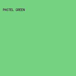 75D281 - Pastel Green color image preview
