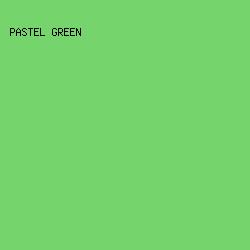 75d56c - Pastel Green color image preview