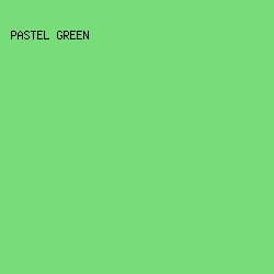 76dd78 - Pastel Green color image preview