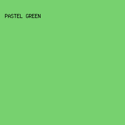77D16F - Pastel Green color image preview