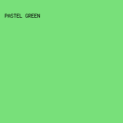 78e07a - Pastel Green color image preview